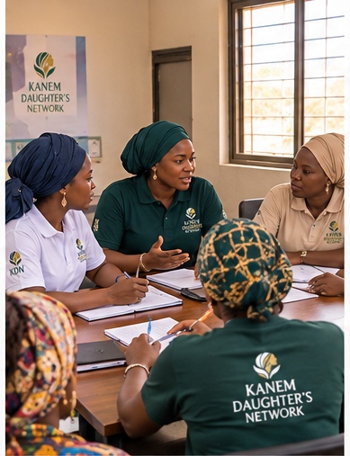 Women working together